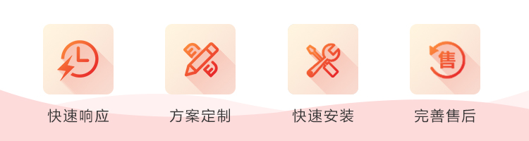 快速響應|方案定制|快速安裝|完善售后